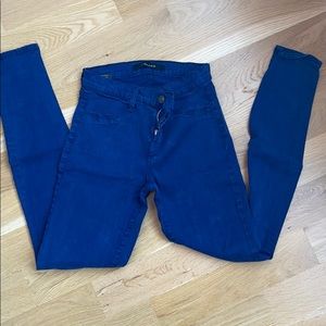 J Brand luxe sateen blueberry jeans